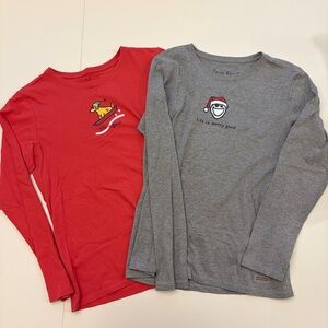 Life Is Good Long Sleeve Shirts. Medium. Good Condition!